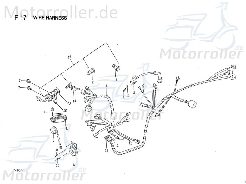 PGO Schlosssatz Galaxy 50 Zündschloss Tank-Deckel 50ccm 2Takt Tankverschluss Tank-Verschluss Schloss-Set Zünd-Schloss Schlossgarnitur Saisonangebot