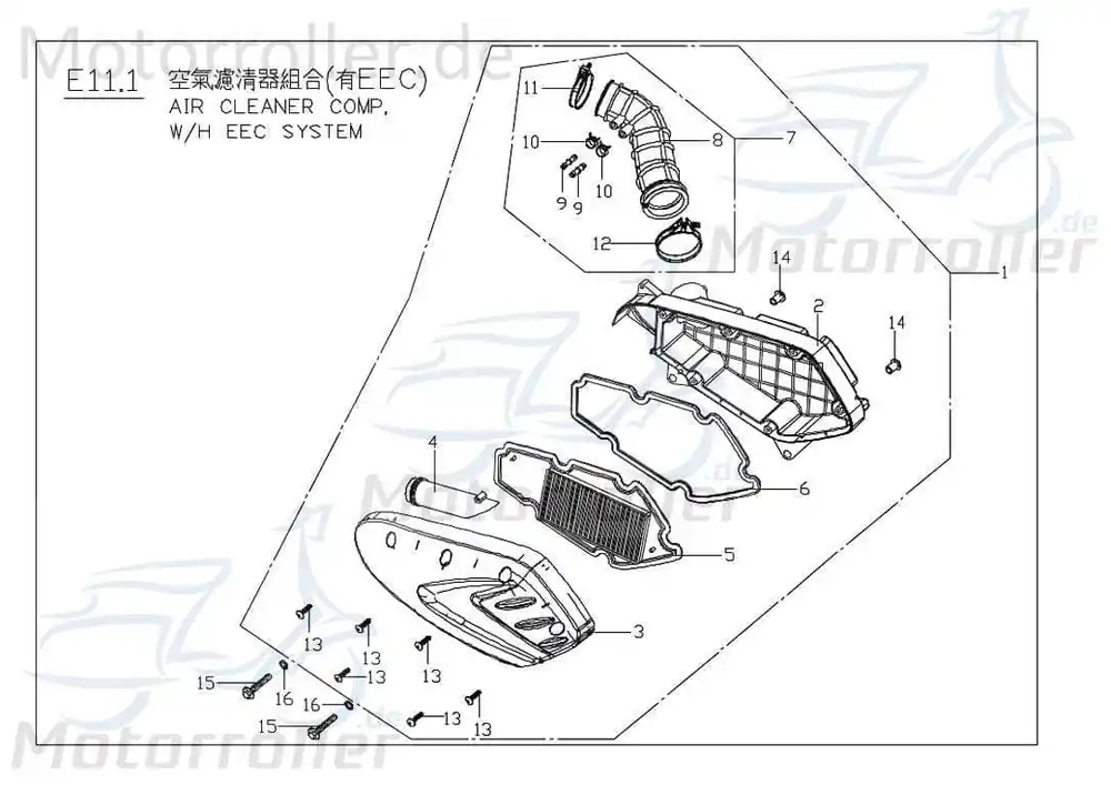 Preis Gesenkt PGO G-Max Ansaugrohr Luftfilter 125ccm 2Takt M2262050000 Saugleitung Luftzufuhr Luftansaugrohr Ansaugleitung Ansaug-Rohr Ansaug-Leitung