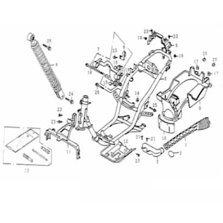 Spritzschutzkasten hinten 41441-GAT-00 Abverkauf