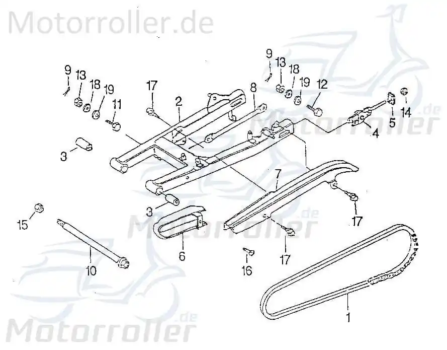 SMC Chopper 125 Gummischeibe 125ccm 4Takt 97220-101830 Unterlegscheibe Gummiunterlegscheibe Dämpferscheibe Pufferscheibe 125ccm-4Takt Online Kaufen
