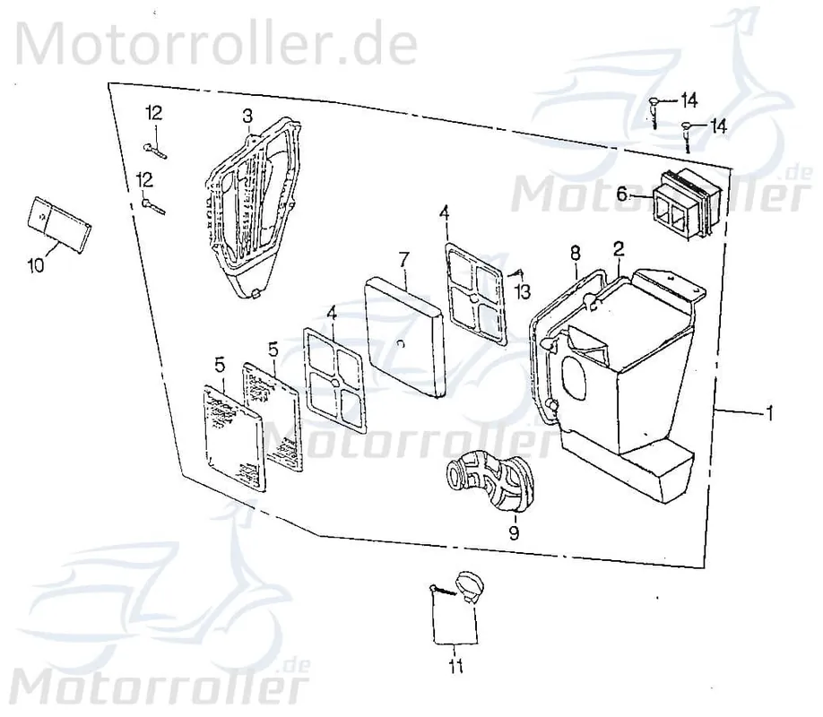 SMC Schlauchschelle Rex Chopper 125 Klemme Clip 125ccm 4Takt Schlauchklemme Spannring Klemmschelle Schlauchbinder Klemm-Schelle Moped Neuheit