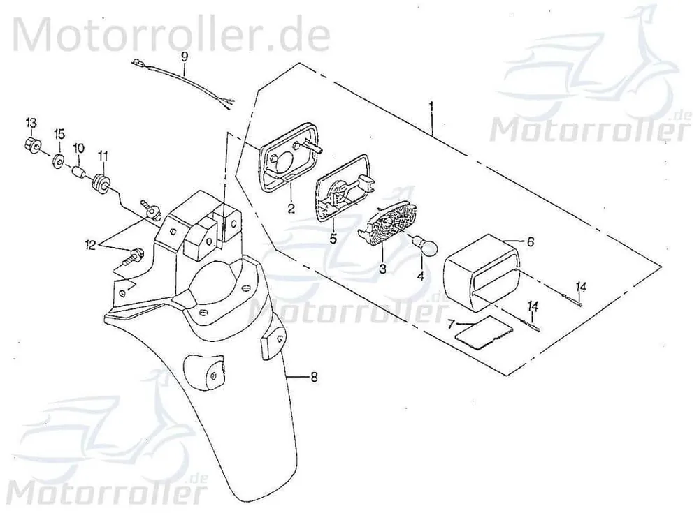 SMC Chopper 125 Kabel Stromkabel 125ccm 4Takt 61123-CHP-00 Stromleitung Elektrokabel Elektroleitung Elektro-Kabel Strom-Kabel Scooter Preiswert