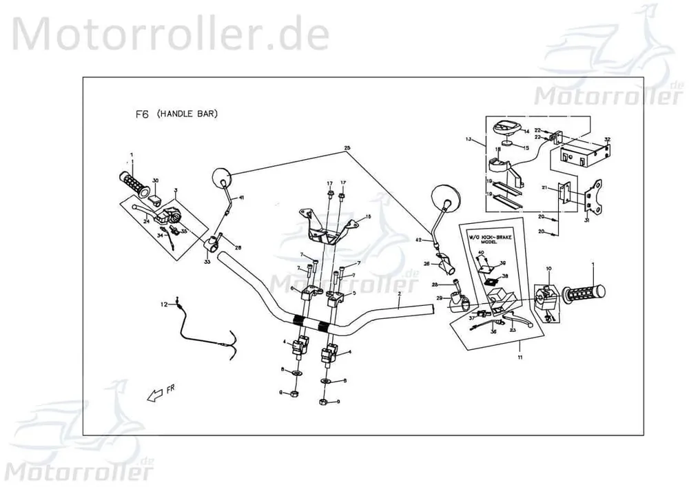 Gummiunterlegscheibe Gummischeibe PGO X056A030000 Markenprodukt