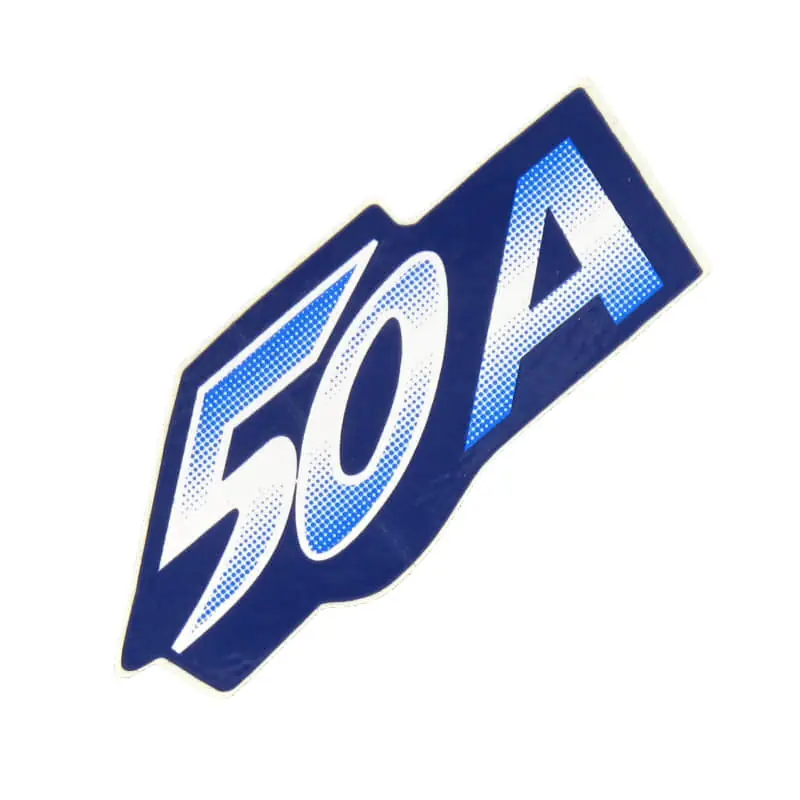 PGO X-RIDER 50 Aufkleber vorn "50A" Sticker Dekor Dekor-Aufkleber X1601051000 Klebeetikett PGO XR50 Quad ATV UTV Beliebt