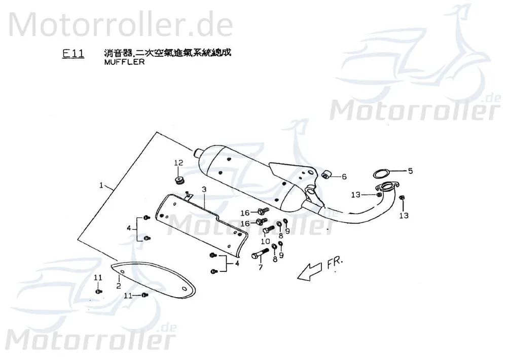 Begrenztes Angebot Schraube 6x13 von PGO 90040601300