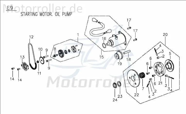 Preis Gesenkt PGO Bundschraube M8x10mm G-Max 50 Flanschschraube 50ccm 2Takt Maschinenschraube Flansch-Schraube Maschinen-Schraube Bund-Schraube
