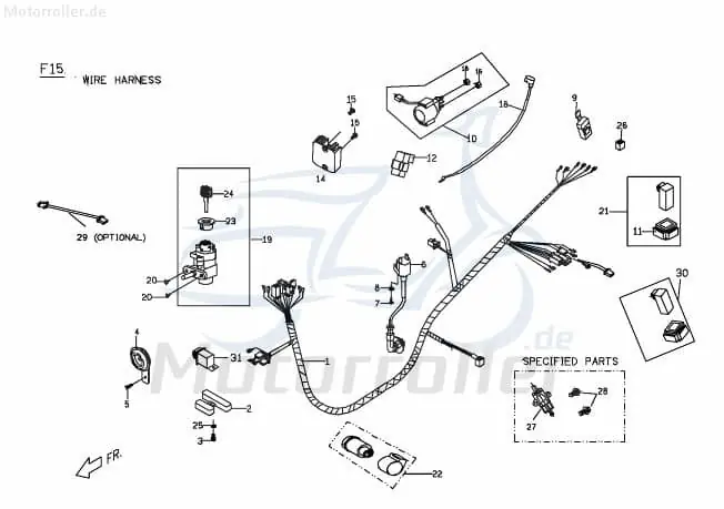 PGO G-Max Bundschraube M6x20mm 125ccm 4Takt 90260602000 Maschinenschraube Flanschschraube Flansch-Schraube Maschinen-Schraube Scooter Garantierte Lieferung