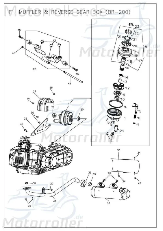 Meistverkauft PGO X3-250 Simmering Simmerring Wellendichtring Abdichtring 250ccm 4Takt B51442000000 Dichtringe Radialdichtring Öldichtring Quad ATV