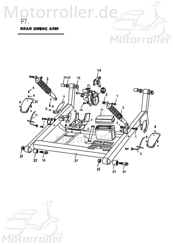 Beliebt PGO Buchse Schwinge Bugxter 150 Hülse Buggy 150ccm 4Takt Distanzhülse Lagerbuchse Distanz-Hülse Distanzbuchse Passhülse Passbuchse
