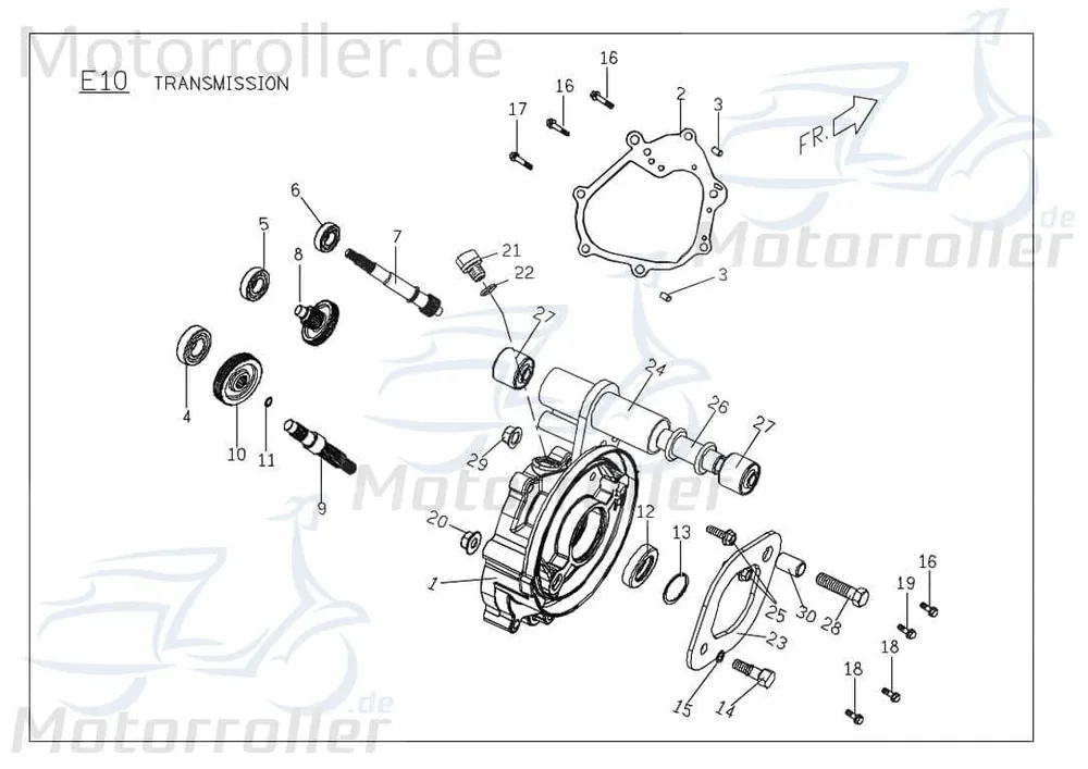 Neuheit PGO Bugrider 200 Haltebügel Verstärkungshalter Motor Träger 200ccm 4Takt B54861216002 Halterung Befestigungsbügel Halteblech Buggy