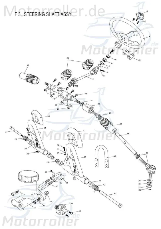 Super-Preis PGO Spurstange 161mm Länge Bugrider 250 Lenkstange Buggy B74450400000 Spur-Stange Lenk-Stange Ersatzteil Service Inpektion Direktimport