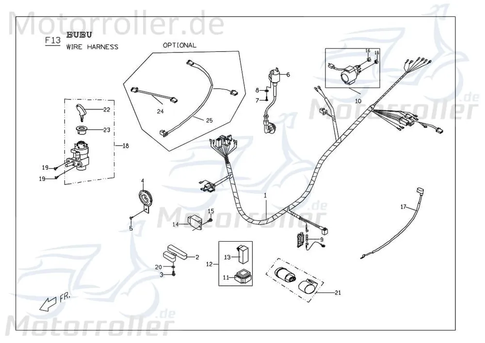 Super-Preis PGO Sicherung elektro 10A T-Rex 50 Roller Scooter 50ccm 2Takt Schmelzsicherung Absicherung Hauptsicherung 15A 6x30mm 50ccm-2Takt