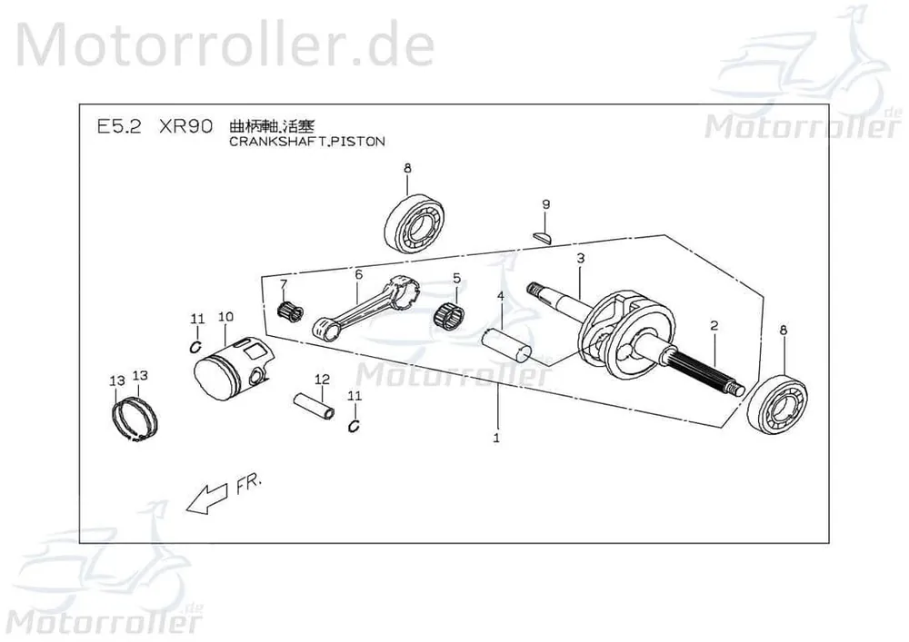 PGO TR3-50 Innenverkleidung 2 teilig unten schwarz Roller C162C0216501 Innen-Verkleidung Innenabdeckung Innen-Auskleidung Preisknaller