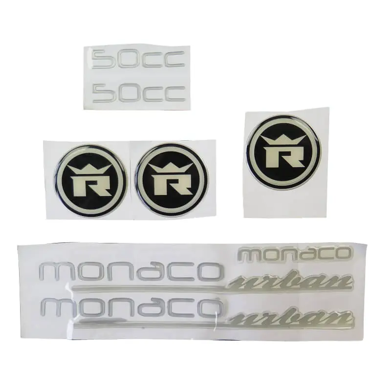 Zertifiziert Dekorsatz MONACO 50 URBAN Aufkleber Jonway 1220901-2
