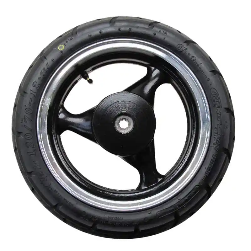 Billig Jonway Stratos Chicago Alu-Komplettrad Roller hinten 50ccm 2Takt 2040303-3 120/70-12 Rollerfelge + Reifen Hinterradfelge Scooter Rex