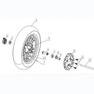 CPI Oliver 50 City Felge 3.5x12 50ccm 2Takt Q0F-43213-00-67 Stahlfelge Alufelge Rad Alu-Rad Radkranz Radfelge Scooter Eppella GK 125 Preisreduziert
