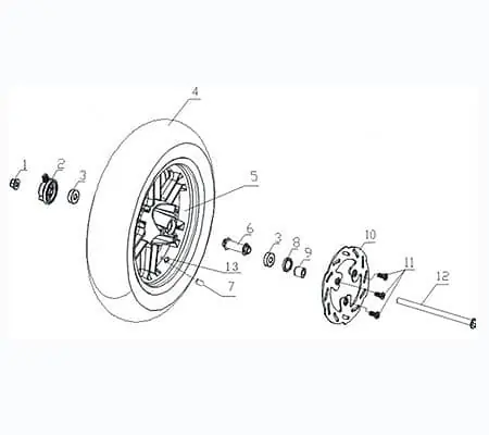 CPI Oliver 50 City Felge 3.5x12 50ccm 2Takt Q0F-43213-00-67 Stahlfelge Alufelge Rad Alu-Rad Radkranz Radfelge Scooter Eppella GK 125 Preisreduziert
