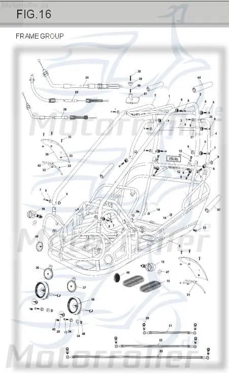 Letzte Chance Schraube M12x1.25mm Kasea Buggy 150 Maschinenschraube BCB-233 Bundschraube Flanschschraube Flansch-Schraube Maschinen-Schraube Service