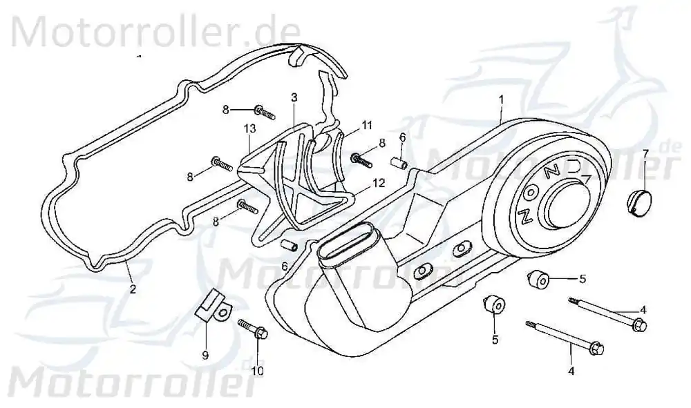 Geprüft Kasea Straßenbuggy 250 Staubschutzstrebe 250ccm 4Takt 172MM-10484 250ccm-4Takt Strassenbuggy 250 I+II Ersatzteil Service Inpektion