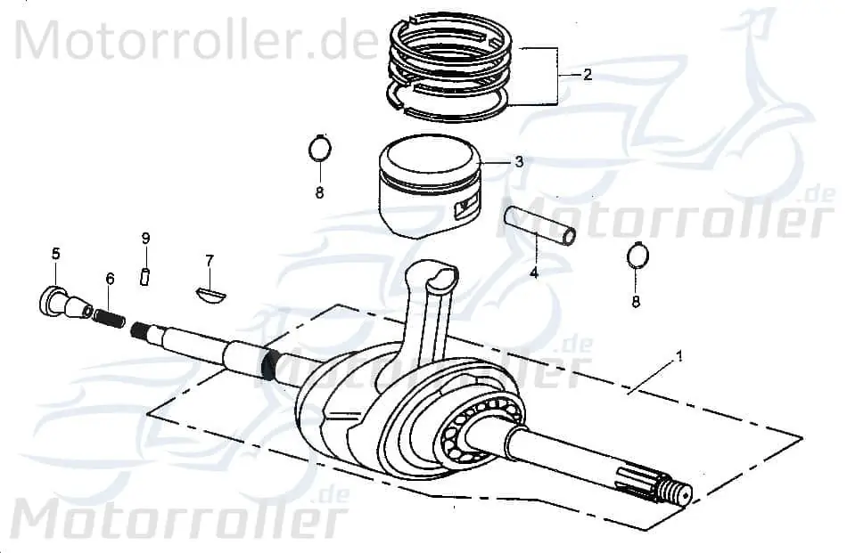 Solange Der Vorrat Reicht Kolbenbolzensicherungssatz Kasea BUGGY 250 250ccm 172MM-72 250ccm-4Takt Straßenbuggy 250 Ersatzteil Service Inpektion Direktimport