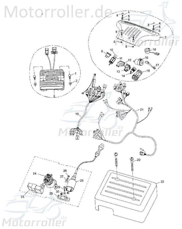 Schraubenabdeckung Kasea BUGGY 250 Schraubenschutz BCB-530 Schraubenkappe Strassenbuggy 250 I+II Ersatzteil Service Inpektion Neu