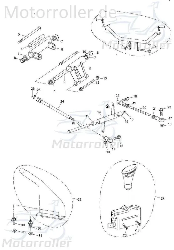 Neue Kollektion Schraube M8x1.25mm Kasea BUGGY 250 Maschinenschraube BCB-376 Bundschraube Flanschschraube Flansch-Schraube Maschinen-Schraube Service
