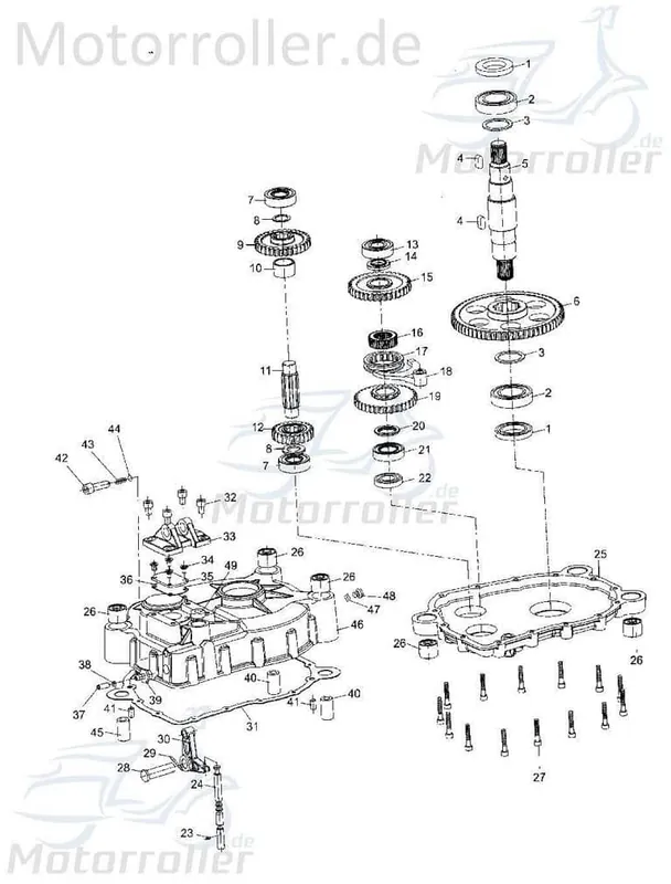 Sichere Zahlung Eppella Strassenbuggy 250 I+II Stift 250ccm 4Takt 10509 4x8mm Passstift Nietstift Pass-Stift 250ccm-4Takt Straßenbuggy 250 Ersatzteil