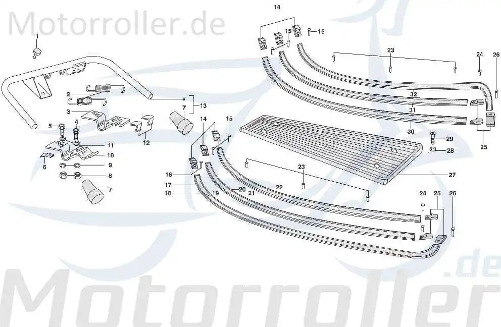 Trittbrettleistenabschluss hinten Rex 720173 Rabatt