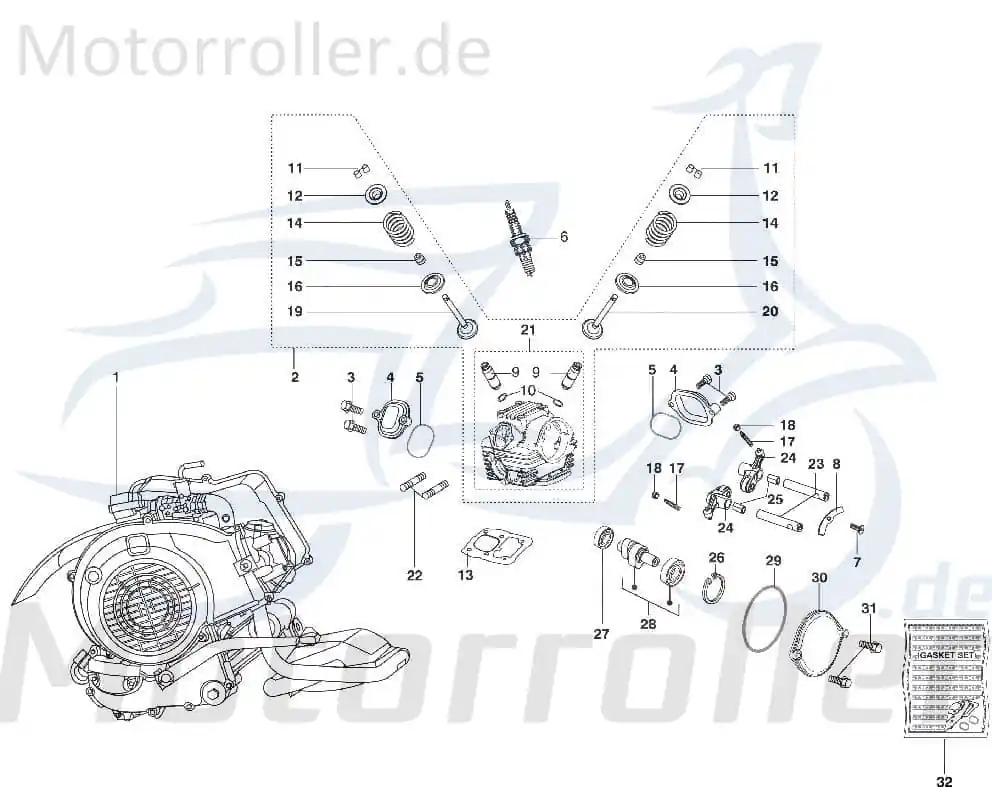 Kugellager 15x32x9 Zylinderkopf Motorroller C-4770922 Schneller Versand