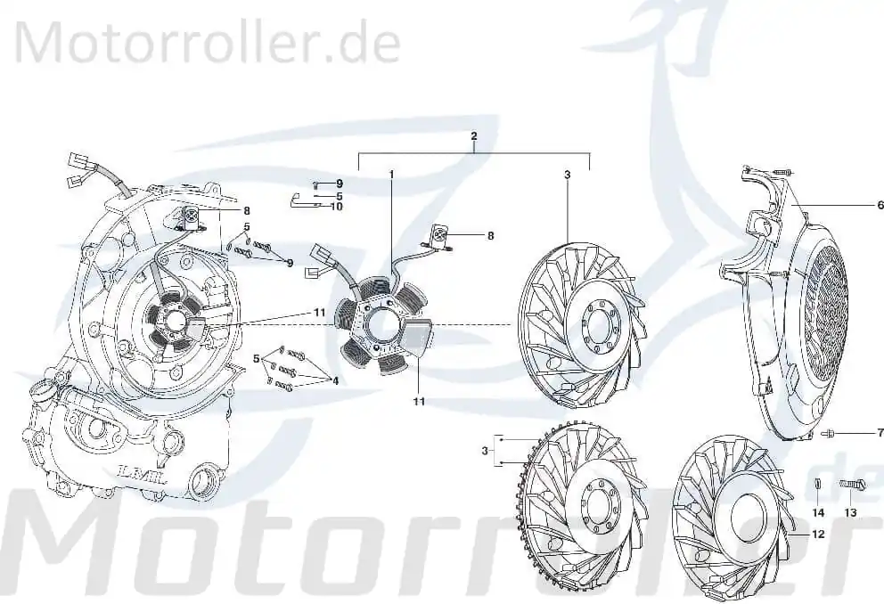Sonderangebot Unterlegscheibe M5 Lichtmaschine Motorroller C-4710757