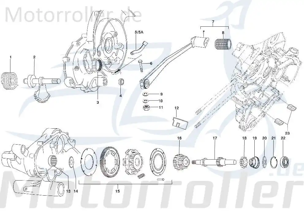 Unterlegscheibe Kickstarter Motorroller SF504-1049 Preisknaller