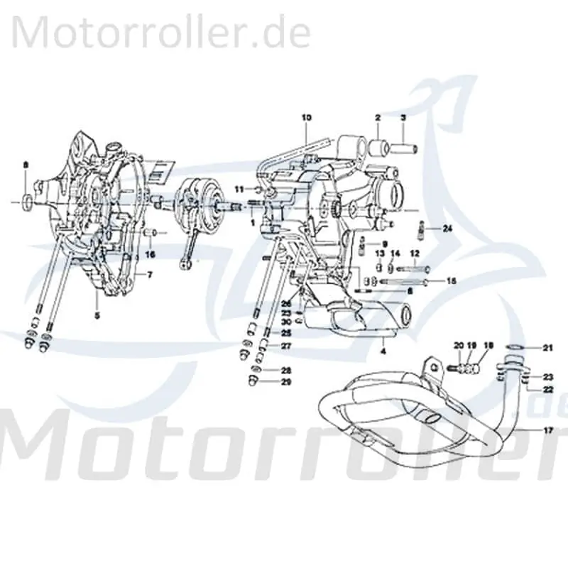 Kreidler STAR Deluxe 4S 125 Bundmutter 125ccm 4Takt 720471 Sechskantmutter Flanschmutter Sechskant-Mutter Flansch-Mutter Bund-Mutter Schnäppchen