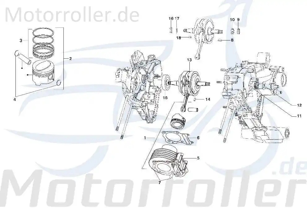 Neu Federkeil Scheibenfeder Lichtmaschinenseite 125ccm SF514-1611 4Takt Scheibenkeil Federkeile Scheiben-Keil Nutkeil Scheibenfederkeil LML