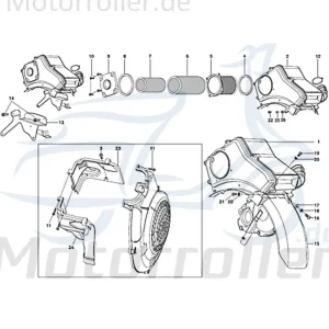 Abverkauf Bundschraube M6x20mm Kreidler STAR Deluxe 4S 125 4Takt 720606 Maschinenschraube Flanschschraube Flansch-Schraube Maschinen-Schraube