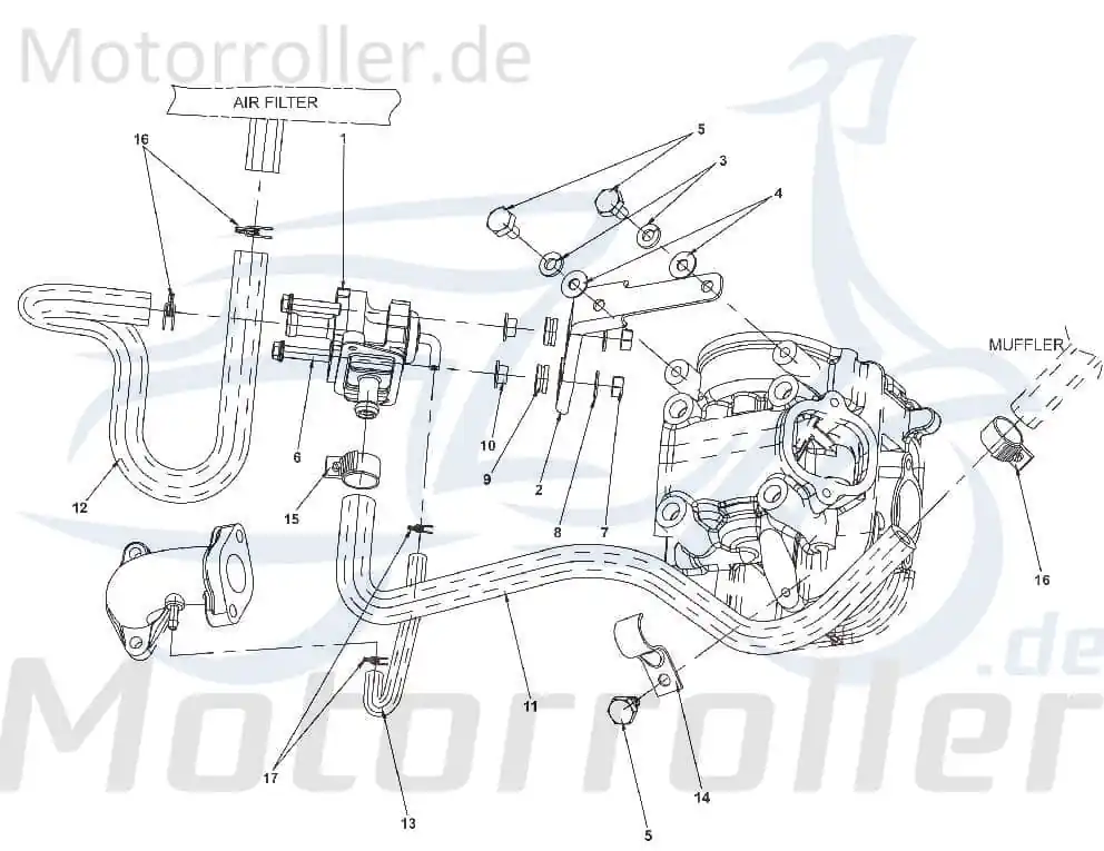 Geprüft Kreidler STAR Deluxe 4S 125 Schraube 125ccm 4Takt 720621 Bundschraube Maschinenschraube Flanschschraube Flansch-Schraube Bund-Schraube