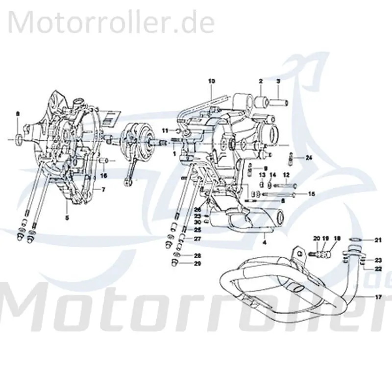 Preiswert Schraube Kreidler STAR Deluxe 4S 125 Maschinenschraube 720629 Bundschraube Flanschschraube Flansch-Schraube Maschinen-Schraube Scooter
