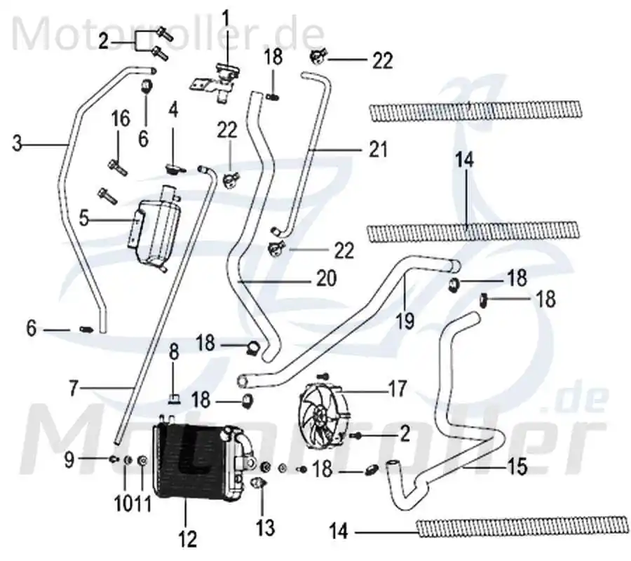 Schlauchklemme Durchmesser 13mm Schelle 125ccm 4Takt 750183 Spannring Clip Klemmschelle Schlauchbinder Klemm-Schelle Schlauch-Schelle Echt