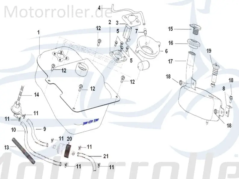 Spiralfeder Schlauchschutz Generic Onyx 50 08354B920000 Antriebsfeder Eppella Buggy 125ccm-4Takt Scooter Sirion 50 Moped Ersatzteil Kracherpreis