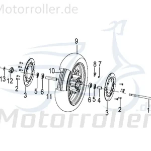 Kreidler Insignio 125 250 DD 2.0 Tachometerantrieb Tachoschnecke 750231 Tachoantrieb Tachowellenantrieb Motorroller Scooter Original Ersatzteil Highlight