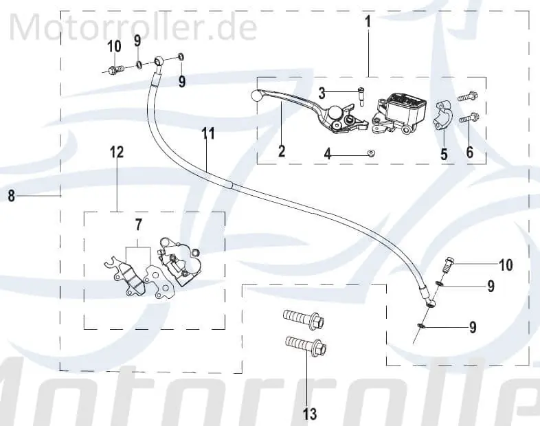 Kreidler Florett RMC 50F Bremsbeläge 50ccm 2Takt 45120T400000 vorn Bremsbelag Bremsklötze Bremsbacken Bremsschuhe Bremsbelagsatz Brake Abverkauf