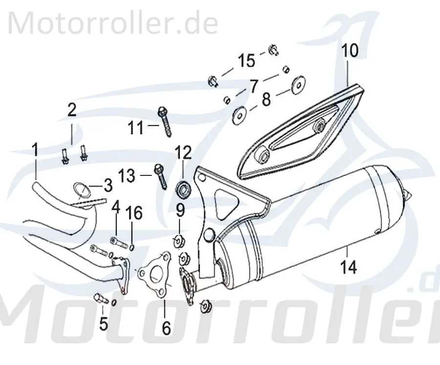 SMC Buchse Generic Zion 125 Distanzhülse Scooter 47033T430000 Lagerbuchse Distanz-Hülse Distanzbuchse Passhülse Passbuchse 125ccm-4Takt Direktkauf