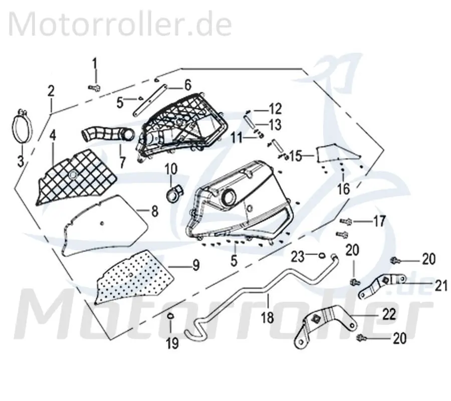 Top-Angebot Kreidler Insignio 125 2.0 Ölsammelschlauch 125ccm 4Takt 750258 Ölauffangfilter 125ccm-4Takt Scooter Qingqi Ersatzteil Service Inpektion
