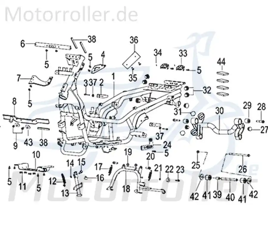 Schnäppchen Kreidler Insignio 125 2.0 Rahmen Gestell 125ccm 4Takt 750298 Metallrahmen Fahrgestell Rahmenteil Grundgerüst Fahrzeugrahmen Scooter