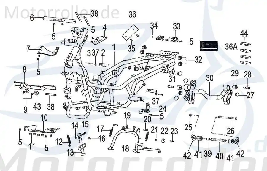 Mega-Angebot Kreidler INSIGNIO 125 DD Halteplatte 125ccm 4Takt 59450N120000 Montageplatte Zündschloss Stahlplatte Halter Montageschiene Fixierung