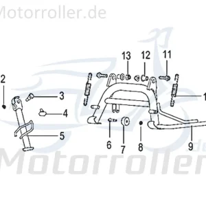 Beliebt Kreidler Insignio 125 250 DD 2.0 Seitenständer 750315 Standfuss Ständer Nebenständer Motorroller Scooter Original Ersatzteil