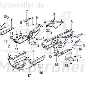 Super-Preis Kreidler Insignio 125 250 DD 2.0 Fussbrett rechts schwarz-matt 750343 Trittbrett Bodenbrett Fußablage Roller Scooter Original Ersatzteil
