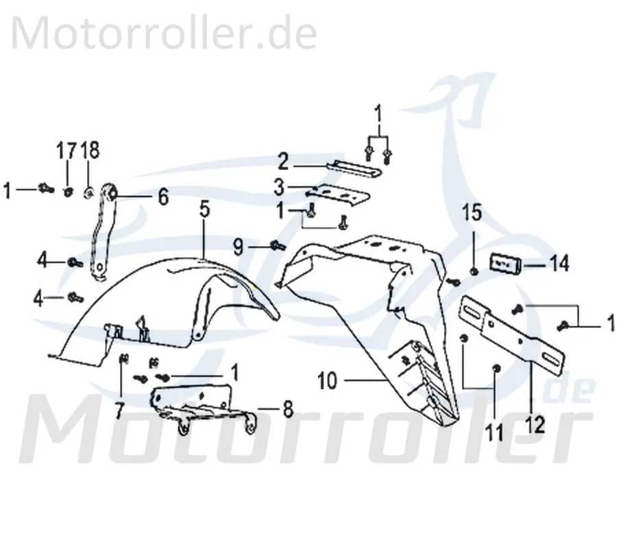 Rabatt Reflektor hinten Motorroller Kreidler Katzenauge 750370