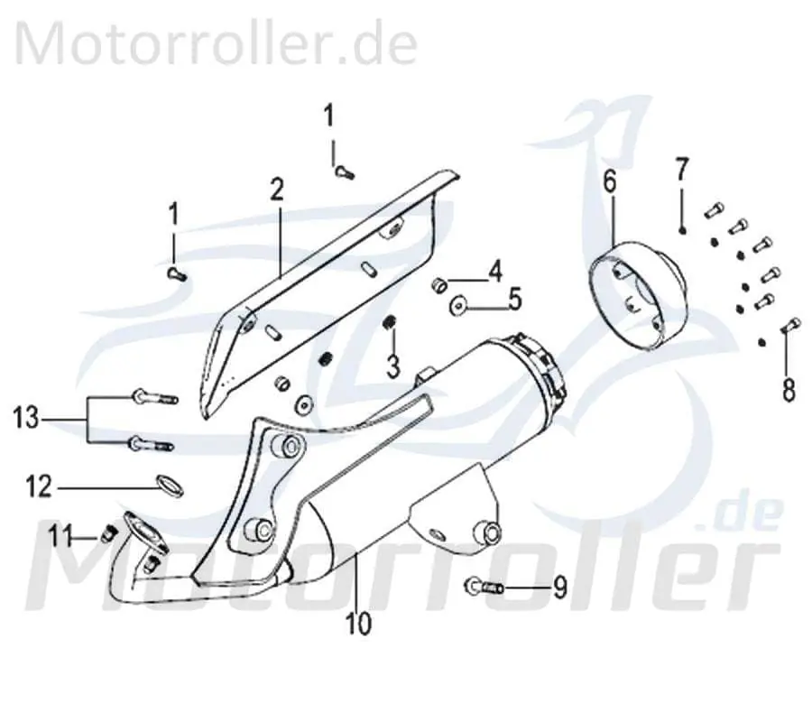 SMC Schraube M10x1.25x70mm Kreidler Scooter B01591007065 Bundschraube Maschinenschraube Flanschschraube Flansch-Schraube Bund-Schraube Geprüft