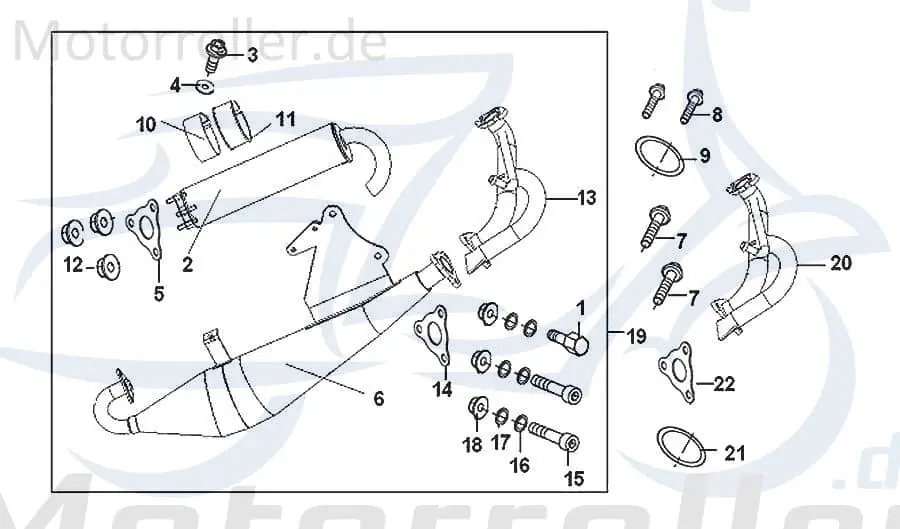 Mega-Angebot SMC Schraube M6x25mm Keeway Arn 50 Scooter B02050602565 Innensechskant-Schraube Innensechskantschraube Maschinenschraube Easy 50