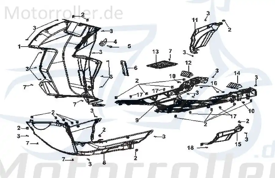 Ausverkauf SMC Blechschraube 4.2x10mm Generic Onyx 50 4Takt B05074201015 Kreuzschlitzschraube Kreuzschraube Blech-Schraube Treibschraube Scooter